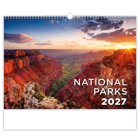 Nástenný kalendár 2027 National Parks
