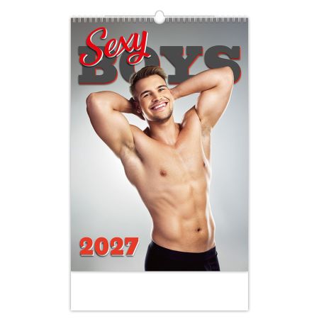 Nástenný kalendár 2027 Sexy Boys