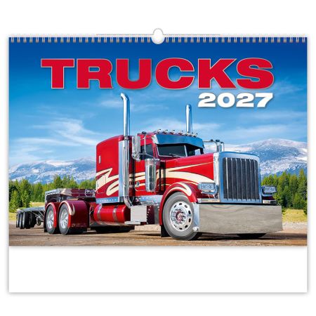 Nástenný kalendár 2027 Trucks