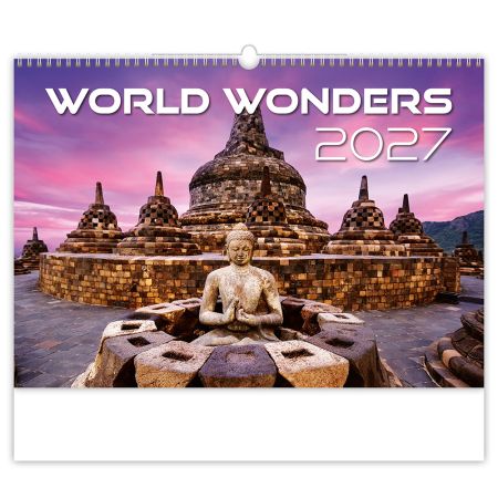 Nástenný kalendár 2027 World Wonders