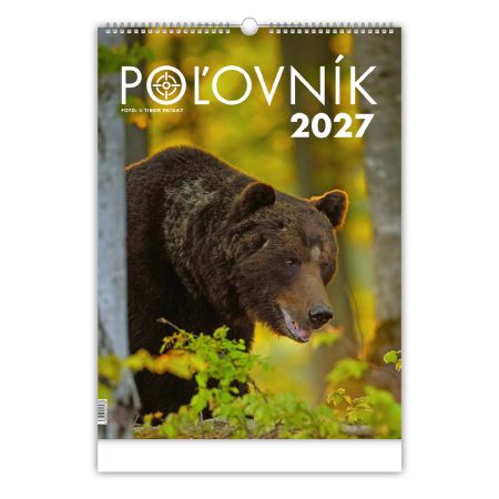 Nástěnný kalendář Hunter 2027 Nástěnný kalendář Hunter 2027