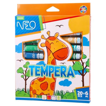 Neo Fantasy temperové barvy 6 ml / sada 20 ks Neo Fantasy temperové barvy 6 ml / sada 20 ks