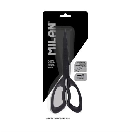 Nůžky MILAN kancelářské 20 cm - šedé