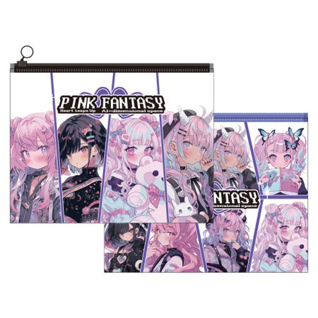Obal na dokumenty A4 se zipem M&G Pink Fantasy (2 designy)
