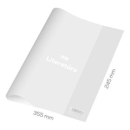Obal na Literaturu PVC 355x245 mm, hrubý/transparentní, 1 ks Obal na Literaturu PVC 355x245 mm, hrubý/transparentní, 1 ks