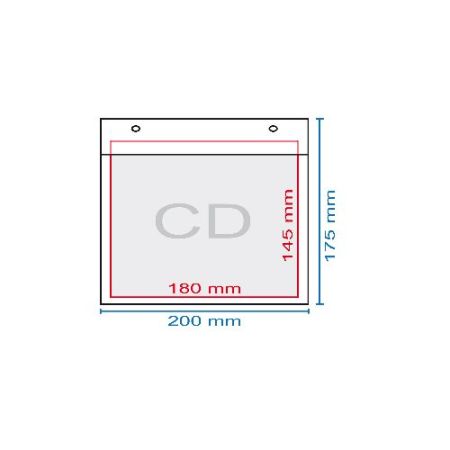 Obálka bublinková CD, 195 x 175 mm, (175 x 165)