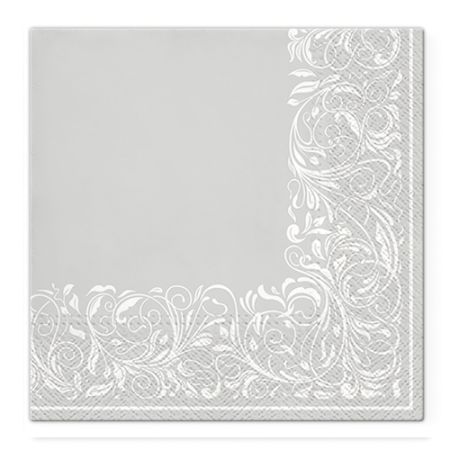 Obrúsky TaT 33x33cm Elegant Tangle silver Obrúsky TaT 33x33cm Elegant Tangle silver