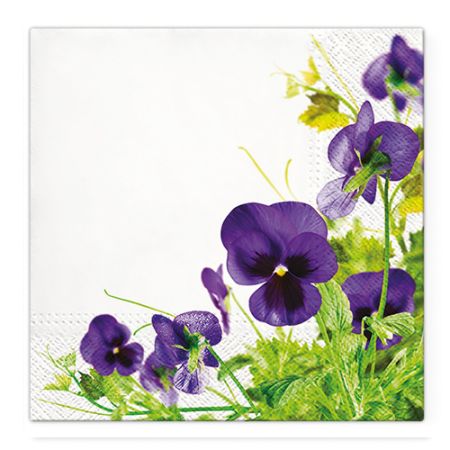 Ubrousky TaT 33x33cm Pansies Frame