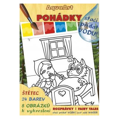 Omalovánka A4 Akim AquaArt - stačí přidat vodu! - Pohádky Omalovánka A4 Akim AquaArt - stačí přidat vodu! - Pohádky