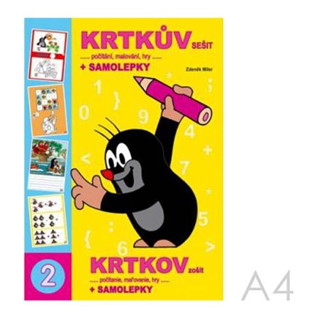 Omalovánka A4 Akim - Krtkův sešit