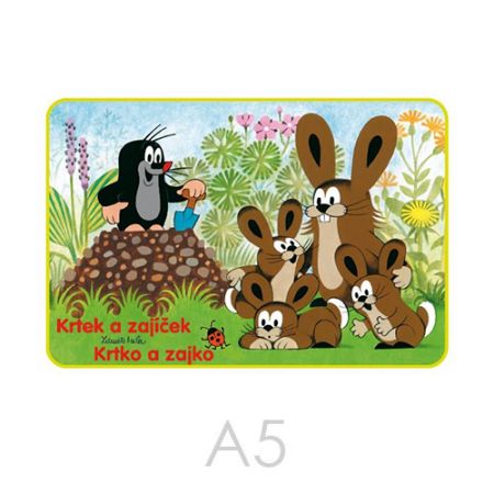 Omalovánka A5 Akim - Krtek a zajíček