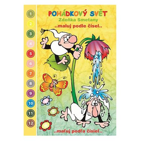 Omalovánka A5 Akim - Maluj podle čísel - Pohádkový svět