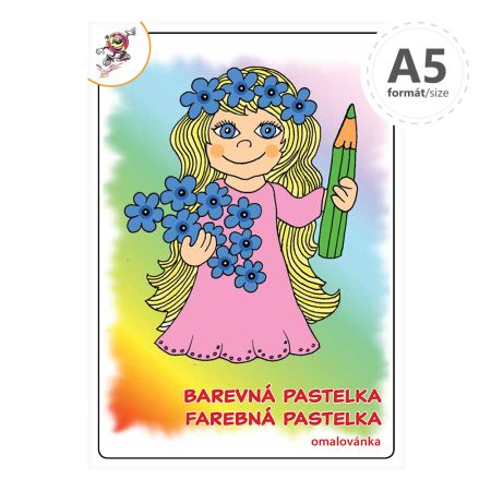 Omalovánka A5 - Barevná pastelka