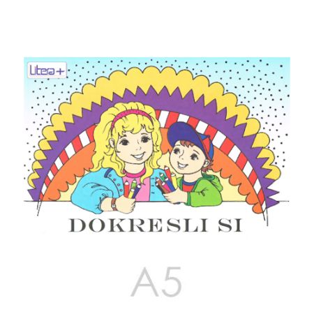 Omalovánka A5 Litera - Dokresli si