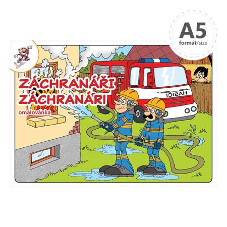 Omalovánka A5 - Záchranáři