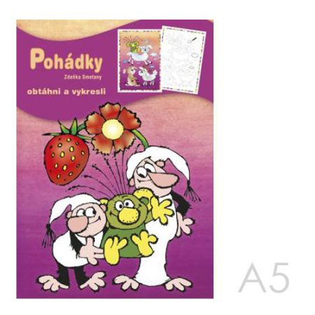 Omalovánky A5 Akim - Obtáhni a vykresliPohádky Z. Smetany