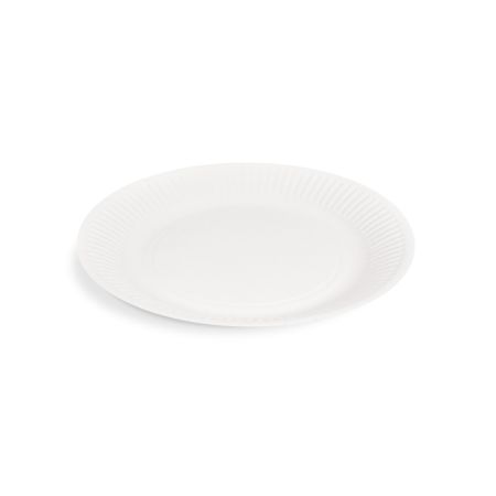 Papierový tanier (FSC Mix) biely Ø18cm [10 ks]