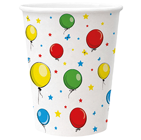 Papírový kelímek PAW Eco 250 ml Balloons