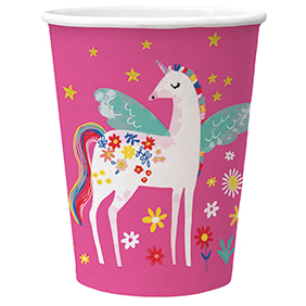 Papírový kelímek PAW Eco 250 ml Fairy Unicorn / 10 ks