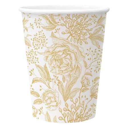 Papírový kelímek PAW Eco 250 ml Rose Peonies /8 ks