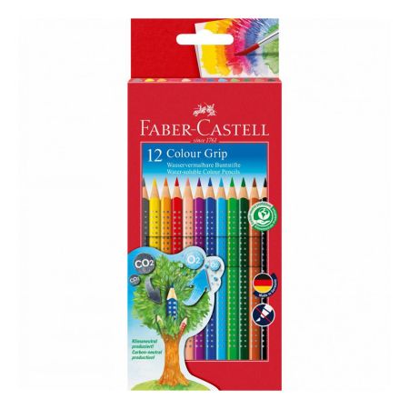 Pastelky Faber-Castell Grip 2001, sada 12 barev