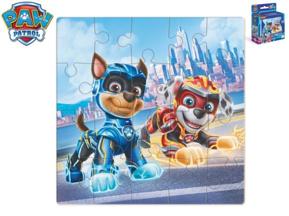 Paw Patrol puzzle 22x22cm Chase a Marshall 20dílků v krabičce