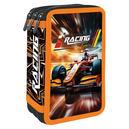 Penál plný - 3 patra, 43 kusů JUNIOR S8 - Racing Team