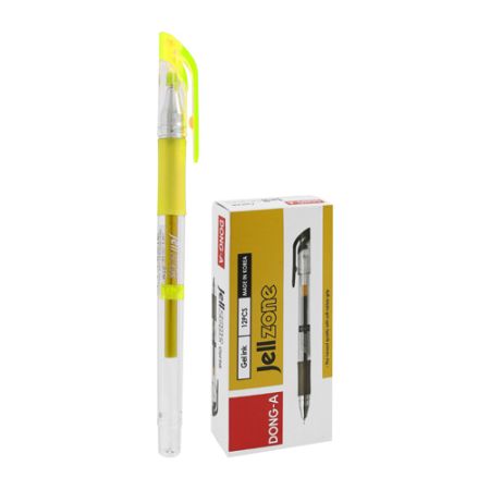 Pero gelové DONG-A JellZone 0.5mm / žluté Pero gelové DONG-A JellZone 0.5mm / žluté