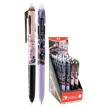 Roller gélový /gumovací /3-barevný M&G Pink Fantasy 0,5 mm (2 dizajny) Roller gélový /gumovací /3-barevný M&G Pink Fantasy 0,5 mm (2 dizajny)