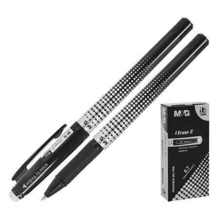 Roller gelový/gumovací M&G iErase II 0,7 mm, černý Roller gelový/gumovací M&G iErase II 0,7 mm, černý
