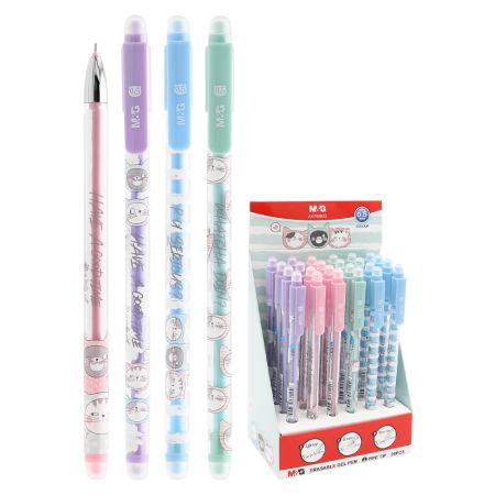 Roller gel/guma M&G So Many Cats Pastel 0,5 mm (4 vzory) Roller gel/guma M&G So Many Cats Pastel 0,5 mm (4 vzory)