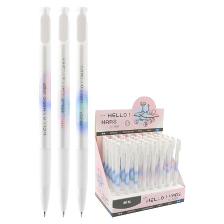 Pero kuličkové M&G Hello ! Mars 0,5 mm (3 designy) modrý inkoust Pero kuličkové M&G Hello ! Mars 0,5 mm (3 designy) modrý inkoust