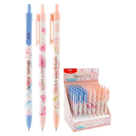 Pero kuličkové M&G Sakura time, hrot 0,5 mm, modrá náplň (3 designy) Pero kuličkové M&G Sakura time, hrot 0,5 mm, modrá náplň (3 designy)