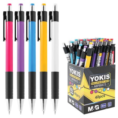 Pero kuličkové M&G Yokis 0,7 mm - modré Pero kuličkové M&G Yokis 0,7 mm - modré