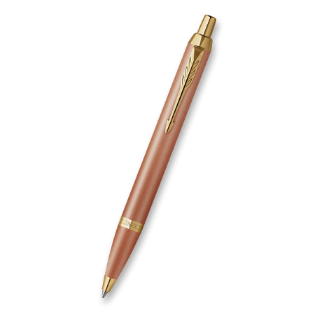Pero kuličkové PARKER IM Writing Rituals Orange GT, hrot M - modrá náplň