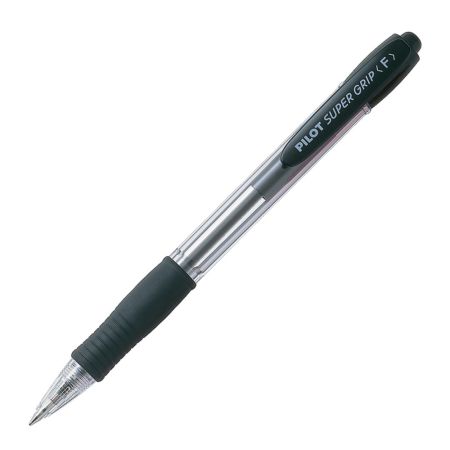 Pero kuličkové PILOT Super Grip 0,7 mm - černá náplň