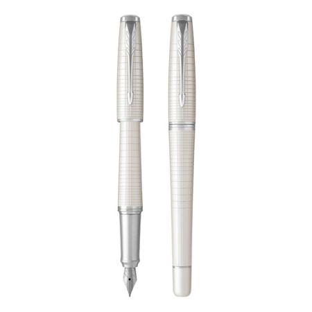 Pero plníci PARKER URolleran Premium Pearl Metal CT -F-