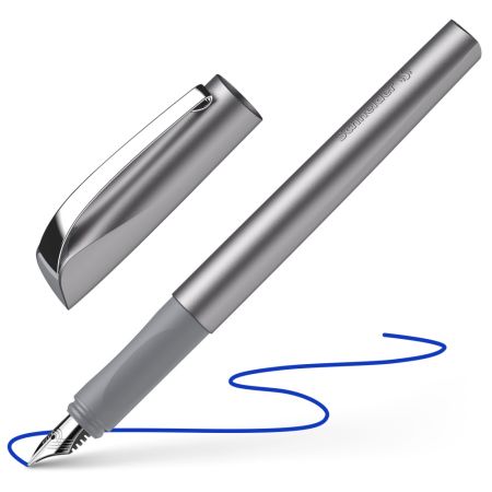 Plnicí pero Schneider Ceod Shiny Graphite - modrá náplň