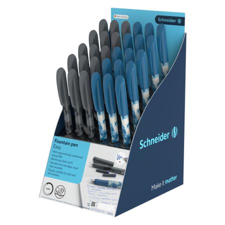 Plnicí pero Schneider Easy - modrá náplň (mix /cena 1ks)