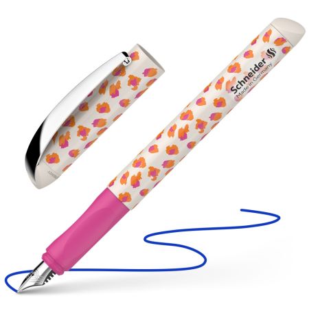 Plnicí pero Schneider Glam Leo M - modrá náplň