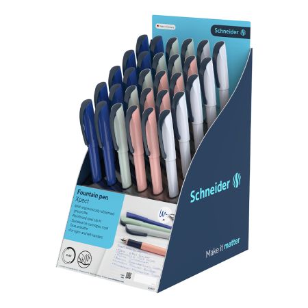 Plnicí pero Schneider Xpect – modrá náplň, prezentační krabička, 30 ks Plnicí pero Schneider Xpect – modrá náplň, prezentační krabička, 30 ks
