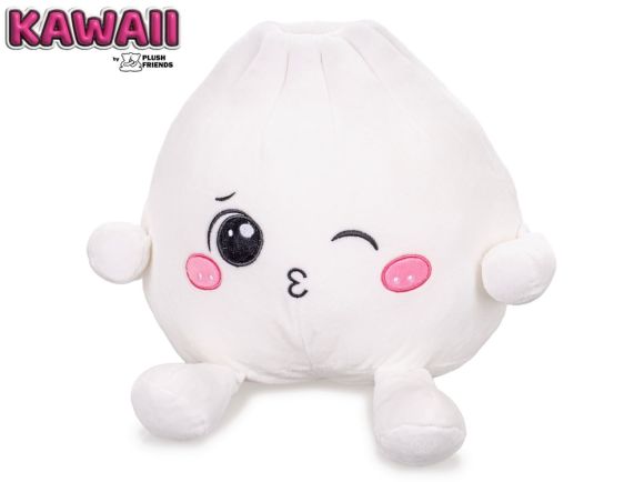 Plush Friends Kawaii Bao knedlíček plyšový 25cm mrkající 0m+ Plush Friends Kawaii Bao knedlíček plyšový 25cm mrkající 0m+