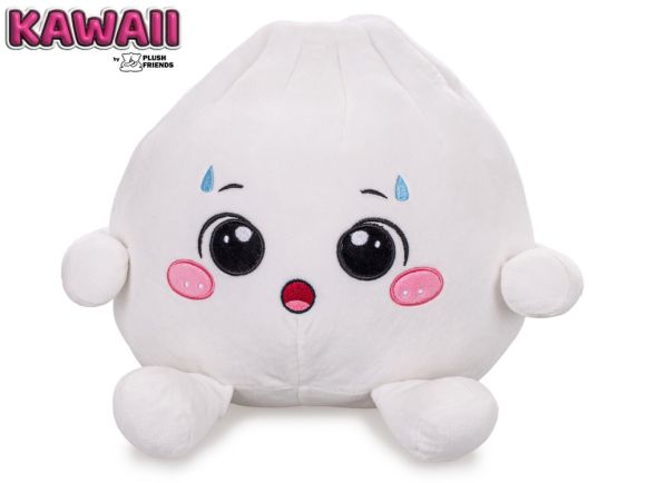 Plush Friends Kawaii Bao knedlíček plyšový 25cm udivený 0m+ Plush Friends Kawaii Bao knedlíček plyšový 25cm udivený 0m+