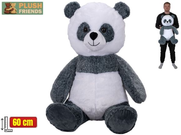 Plush Friends panda plyšová 60cm sedící 0m+