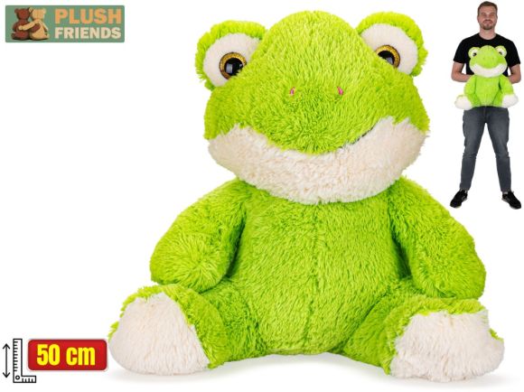 Plush Friends žába plyšová 50cm sedící 0m+