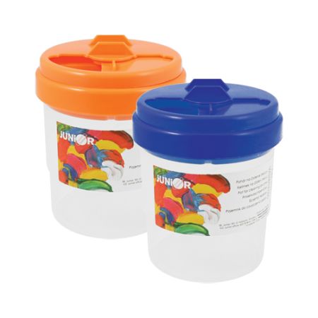 Kelímek na čištění štětců modrý/oranžový Kelímek na čištění štětců modrý/oranžový
