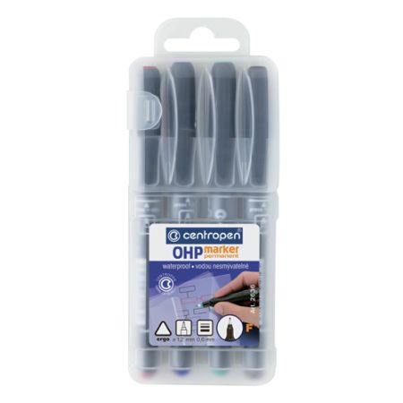 Popisovač CENTROPEN F 2636 - sada 4 ks