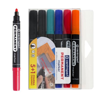 Popisovač CENTROPEN  Marker, 6ks, sada