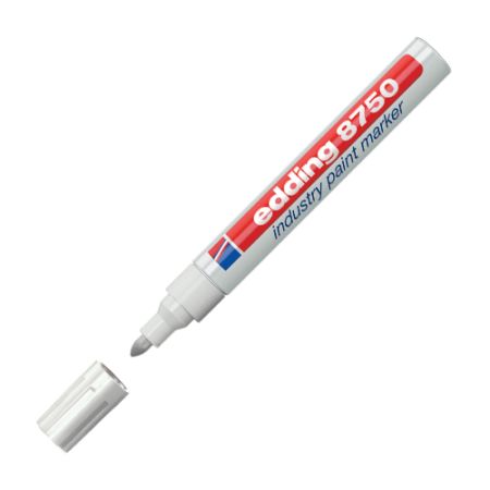 Popisovač lakový edding 8750 - bílý