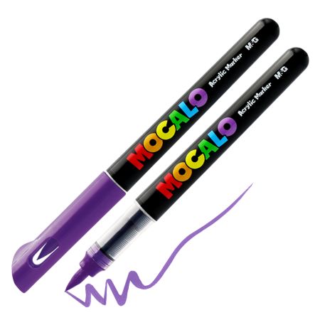 M&G MOCALO Akrylový fix, štětečkový hrot - Lilac 802 M&G MOCALO Akrylový fix, štětečkový hrot - Lilac 802